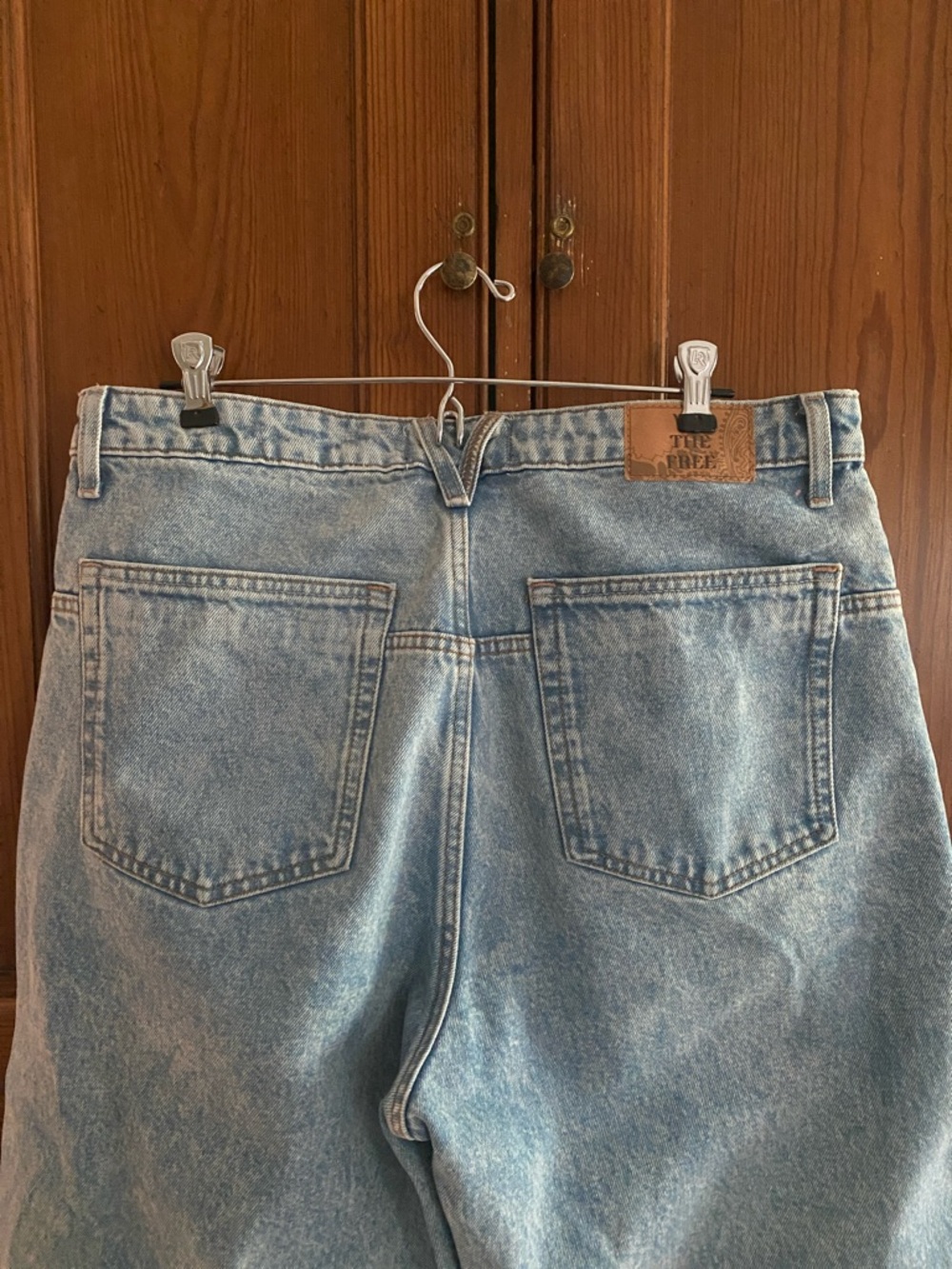 We The Free Relaxed Wide-Leg Jeans - Light Blue Wash - Picture 5 of 11